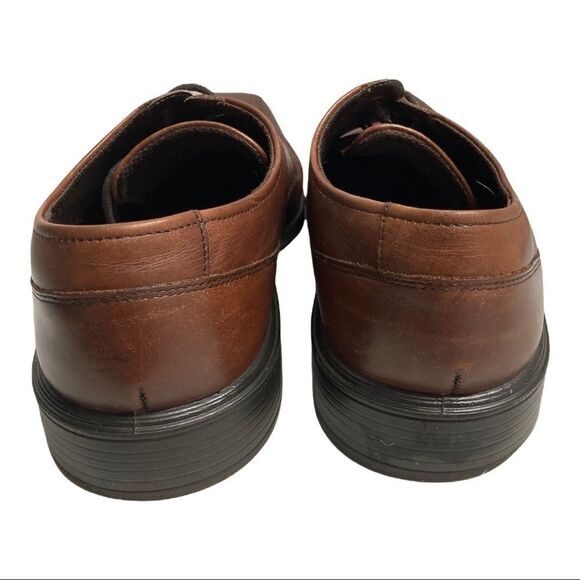ECCO Men’s Dress Oxford Shoes tie closure light brown 1” heel size 10-10.5/44 - Picture 3 of 13